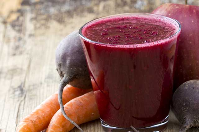 Apple beet carrot smoothie