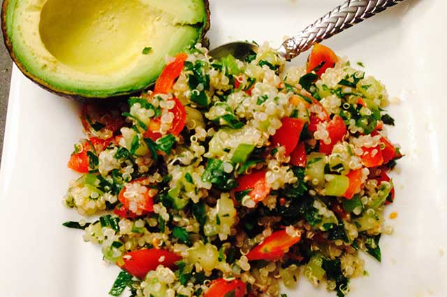 Quinoa Tabouli Salad - The Organic Teaching Kitchen